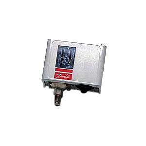 PRESSOSTAT FREON 1/4" SAE mâle DANFOSS KP5 réglable de 8 à 28 bars