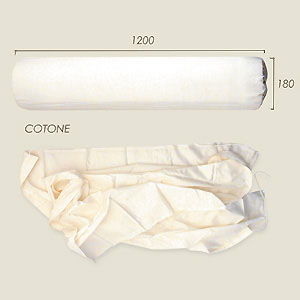 HOUSSE POUR CALANDRE TISSU COTON  L1200 DIAM 180mm